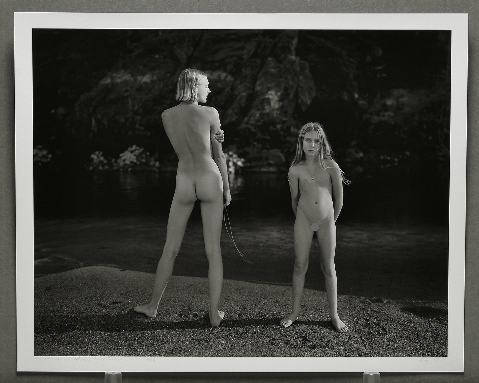 nude photography jock sturges Jock Sturges 1999 Misty Dawn & Alison, No. California 16x20 – Russell Levin  Photography & Gallery