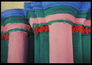 Jeffrey Becom - 1995 Painted Cornice - Mexico 13"x19.5" Photograph #5/25