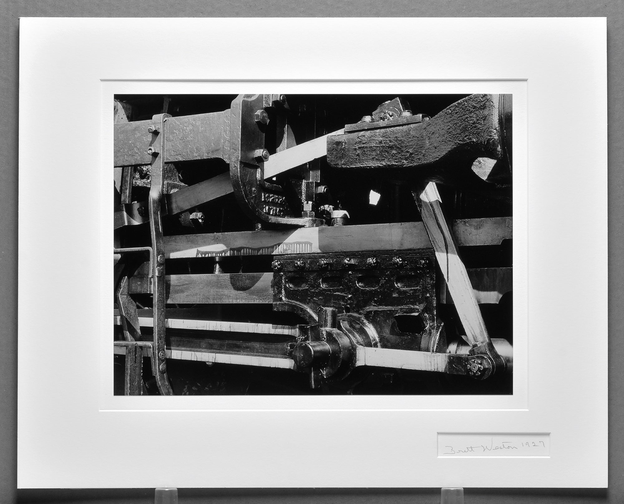 Brett Weston - Locomotive Abstract, 1927 - 10.5"x13.5" Photograph