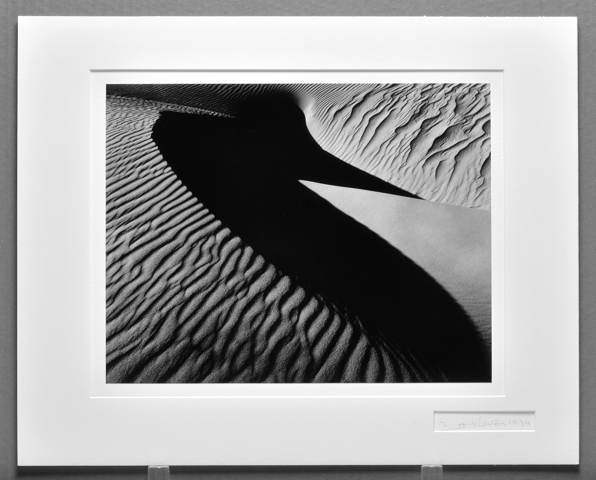 Brett Weston - Bird Dune, Oceano, 1934 - 10.5"x13.5" Photograph