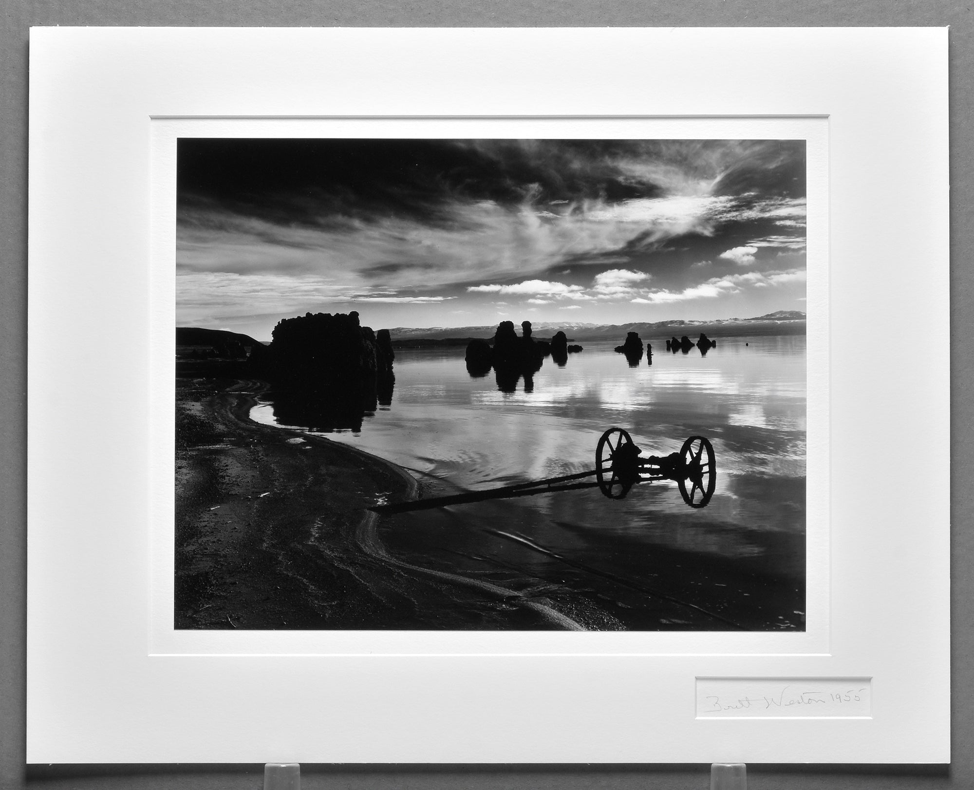 Brett Weston - Mono Lake, 1955 - 10.5"x13.5" Photograph