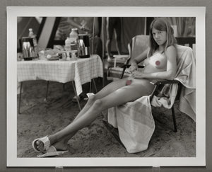 Jock Sturges - Kristin, Montalivet, France, 1989 (Agfa Paper) F.B.I. Damaged