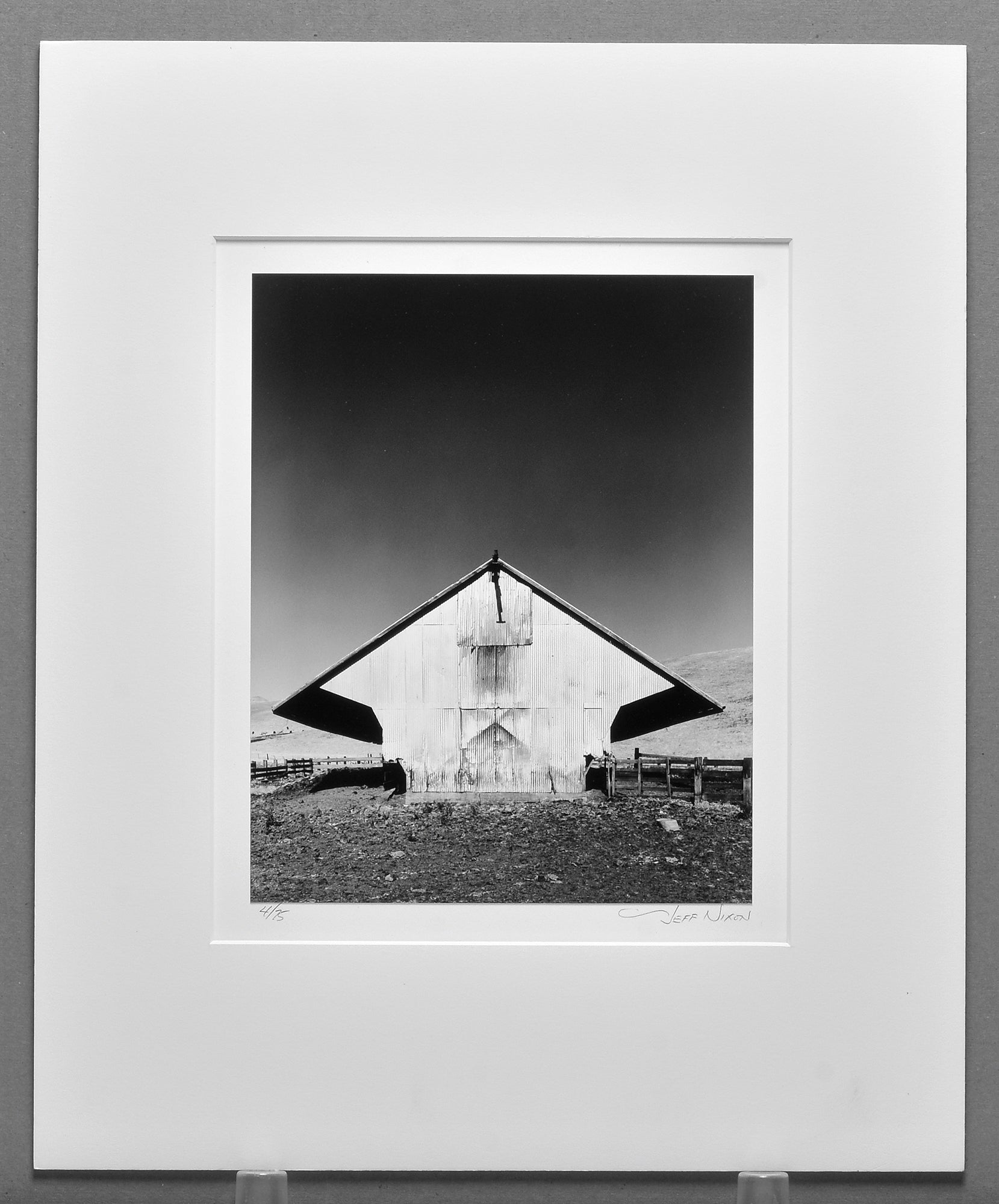 Metal Barn, near Livermore, Ca, 8"x10" Photograph