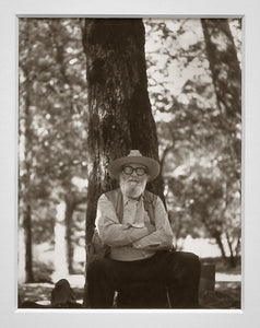 Ansel Adams in Deep Thought at a Workshop in the 1970's - Yosemite, Ca