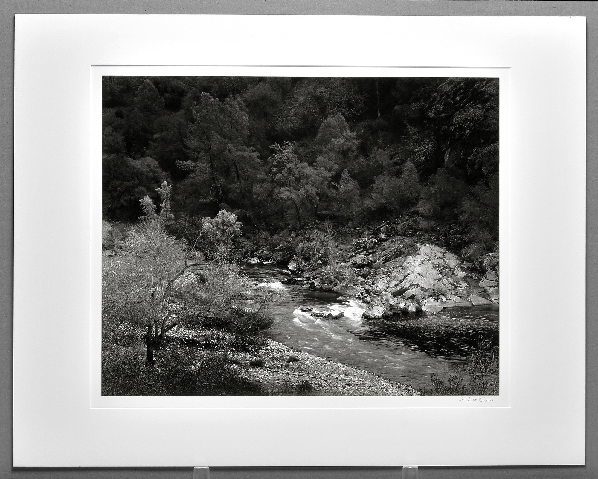 Evening Light Rapid, Stanislaus River, Ca 15.5"x19" Photograph