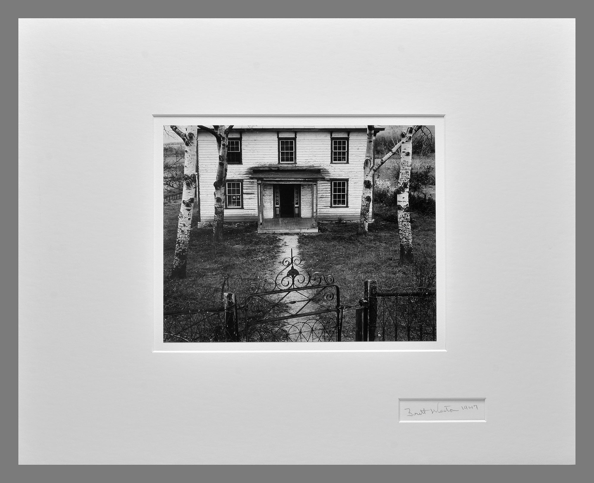 Brett Weston - Farmhouse, Maryland, 1947