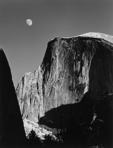 Jeff Nixon - 11"x14" Moon and Half Dome, Yosemite, 1998