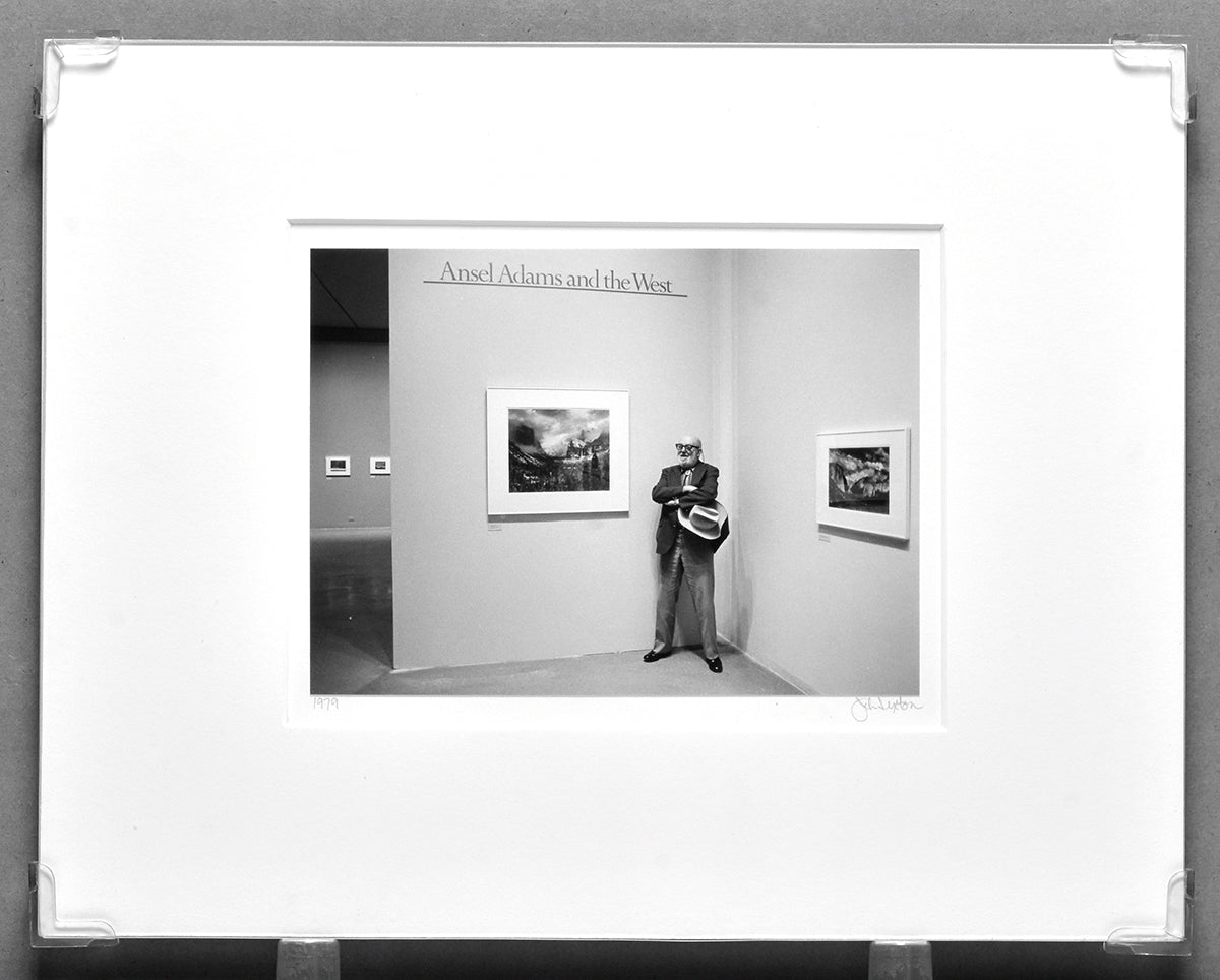 Ansel Adams at MOMA, 1979 by John Sexton - Signed by Adams & Sexton
