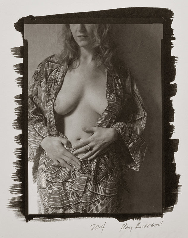 Ray Bidegain - Nude Study with Open Robe, 2014