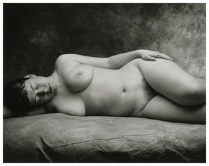 Ray Bidegain - Horizontal Nude Study with Eyes Closed, 2003