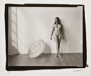 Ray Bidegain - Standing Nude Study with Parasol, 2021