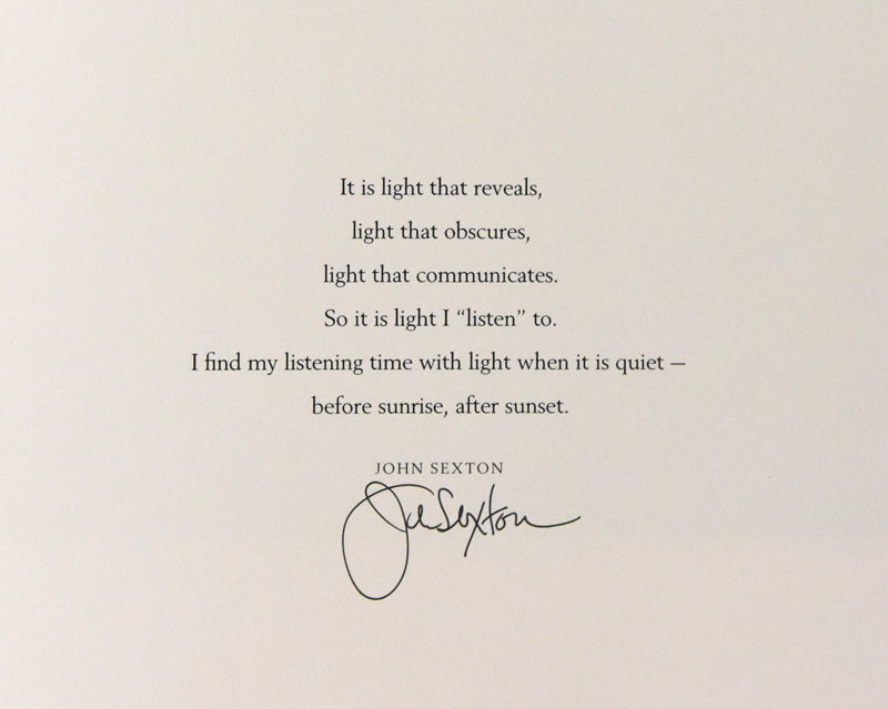 John Sexton - Quiet Light - Signed