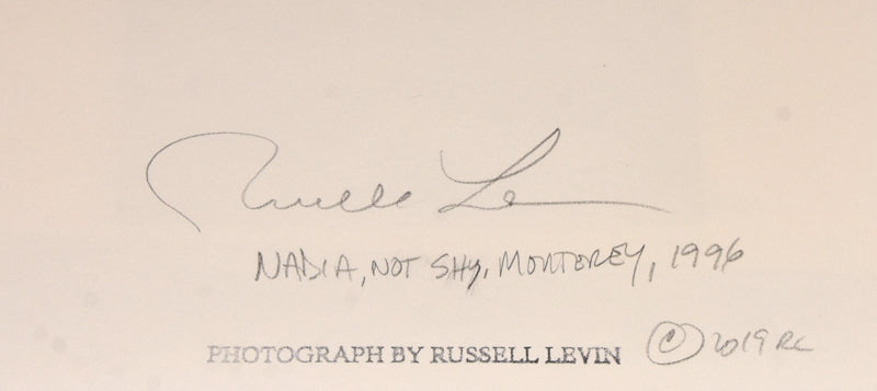 Russell Levin - Nadia is Not Shy, Monterey, 1996