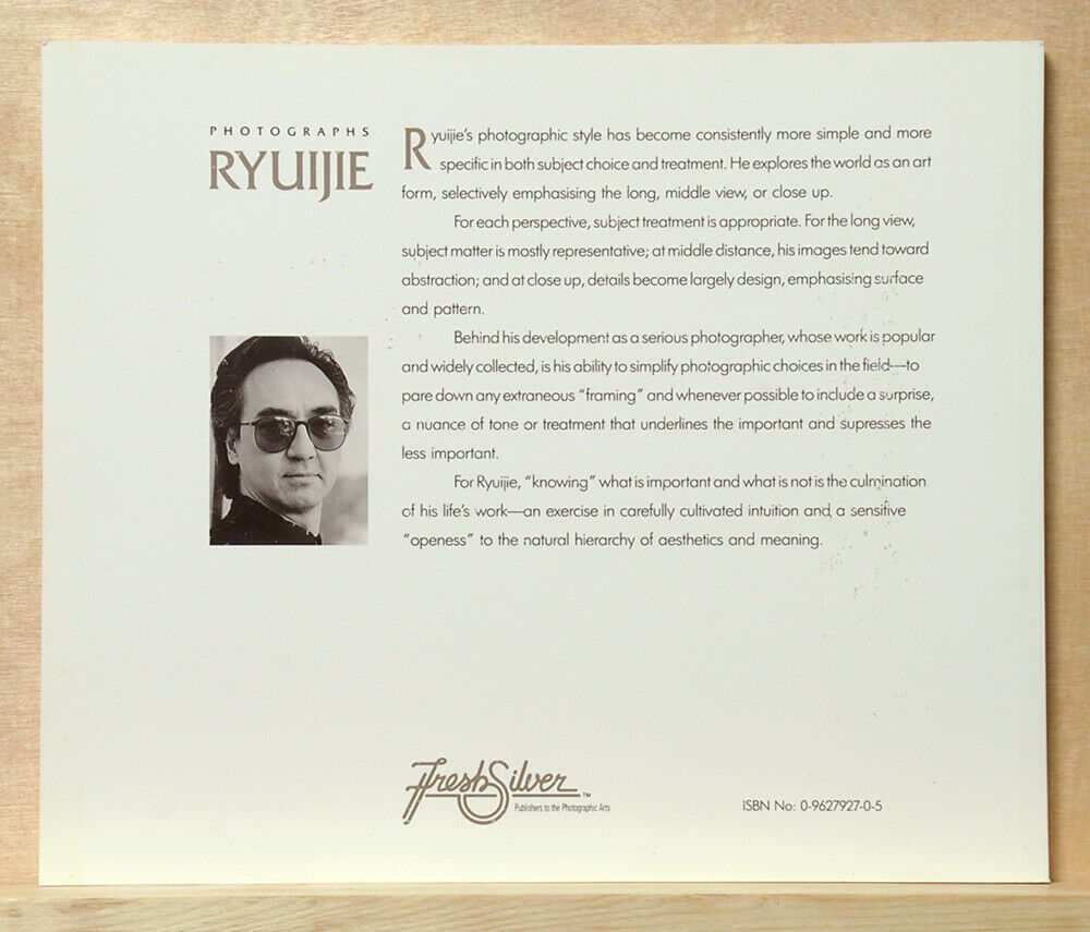 Ryuijie - Photographs Ryuijie, First Edition, 1991 - Signed