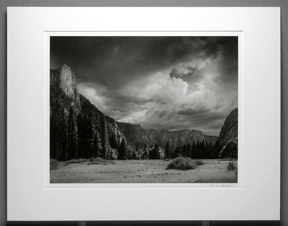 Make Offer - Jeff Nixon - 16"x20" Sentinel Rock, Afternoon Storm, Yosemite