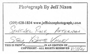 Make Offer - Jeff Nixon - 16"x20" Sentinel Rock, Afternoon Storm, Yosemite